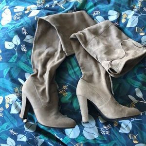 Steve Madden Over the knee boots in Taupe Sz 7.5